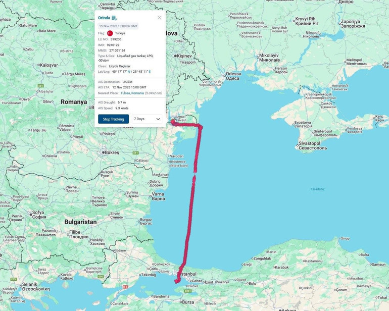 Türkiye bandıralı gemi Ukraynada vuruldu: 16 Türk kurtarıldı